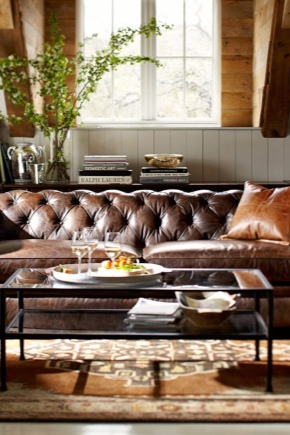 Leather sofas