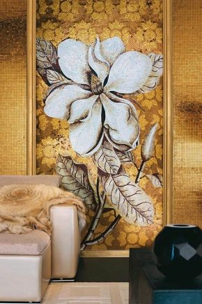 Glass mosaic in interior design