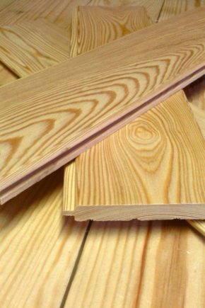 Lining Calm larch: pros and cons