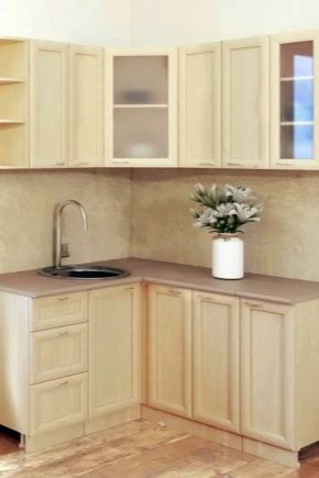 Corner wall cabinets for the kitchen: features and types